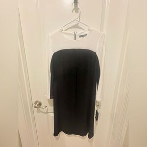 Tommy Hilfiger Monochrome Long Sleeve Dress